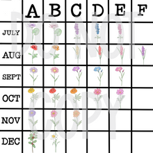 Load image into Gallery viewer, Garden Birth Flowers
