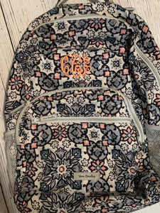 Backpack monogramming