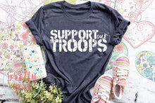 Load image into Gallery viewer, Support our troops ADULT TSHIRT
