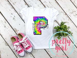 Tie dye Pirates YOUTH SHIRT