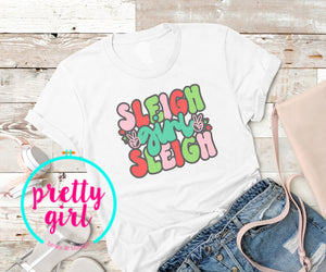 Sleigh girl sleigh ADULT TSHIRT