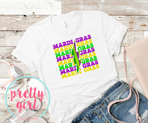 Mardi gras ADULT TSHIRT