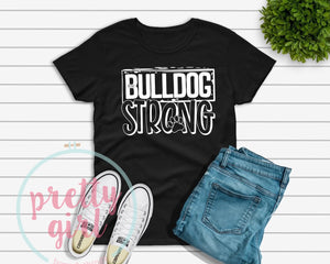 bulldog strong ADULT TSHIRT