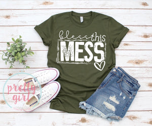 Bless this mess ADULT TSHIRT