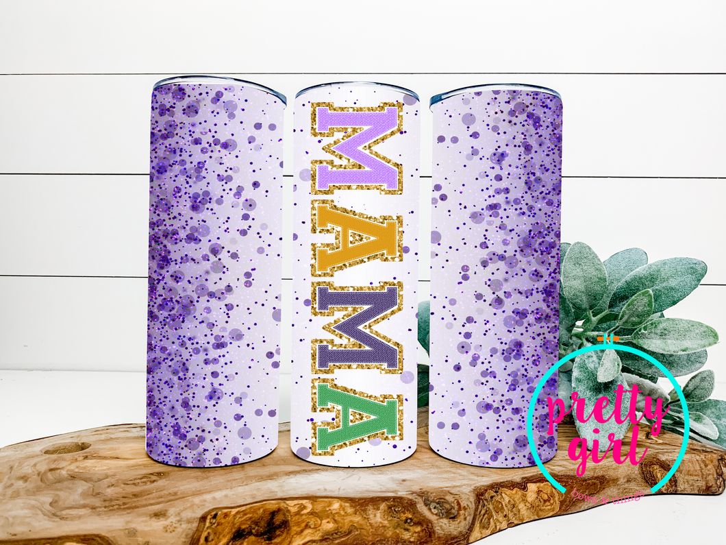 Mardi mama tumbler