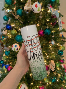 Merry Christmas 30 Oz tumbler