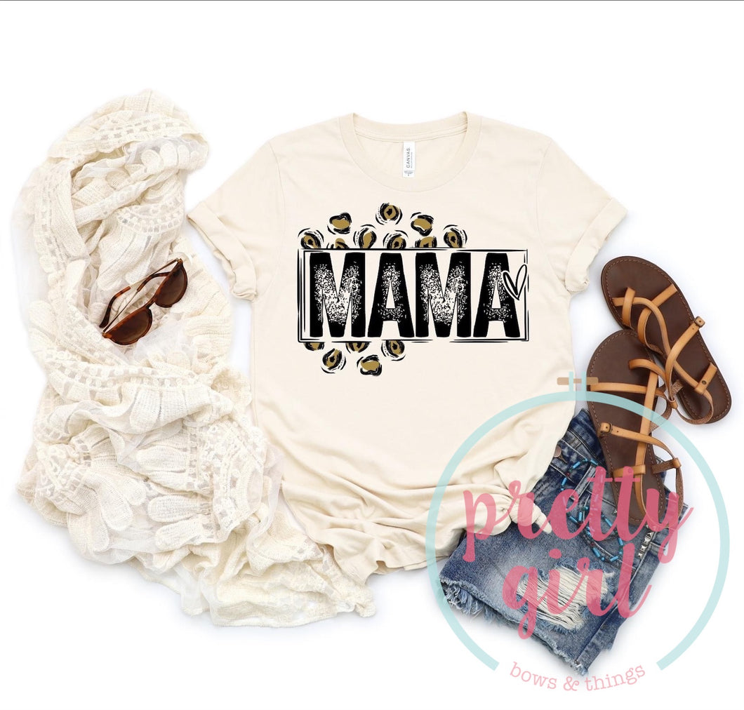 Leopard mama TSHIRT