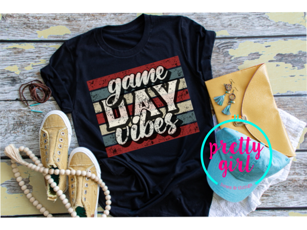 game day vibes ADULT TSHIRT