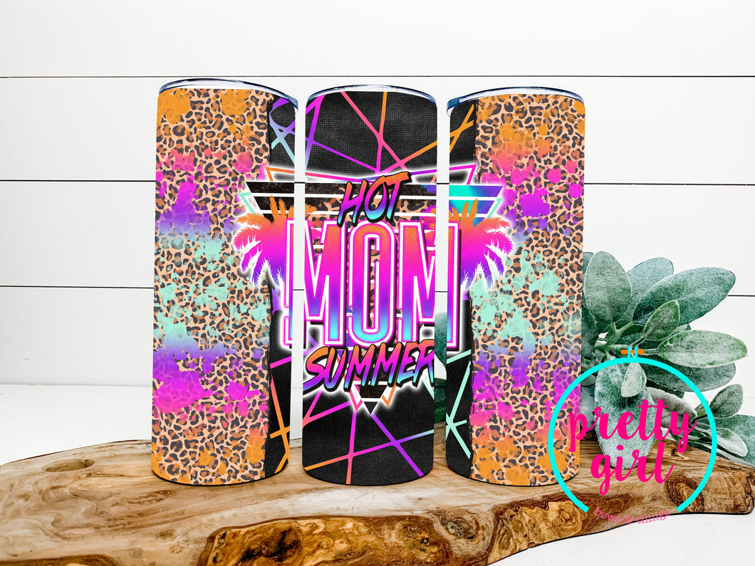 Hot mom summer tumbler