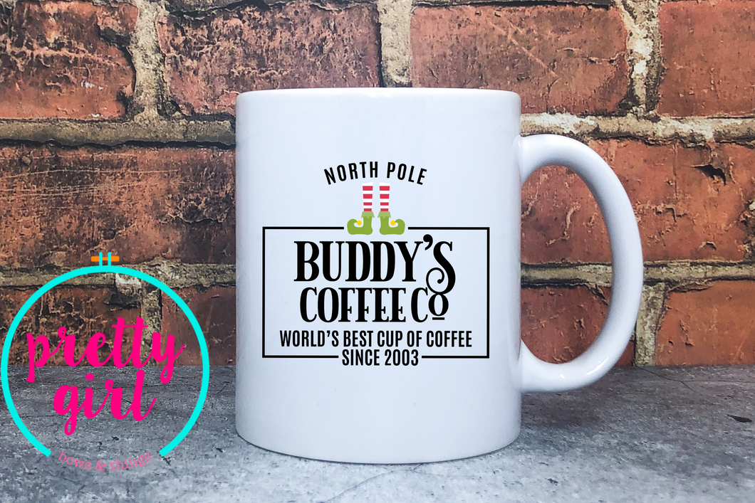 Buddy’s coffee mug