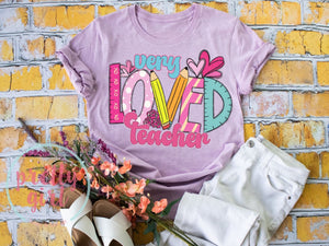 Very loved teacher ADULT TSHIRT