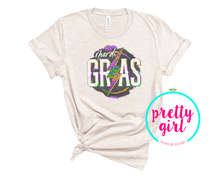 Load image into Gallery viewer, Mardi Gras rocker ADULT TSHIRT
