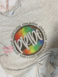 Pride Love Is Love ADULT TSHIRT